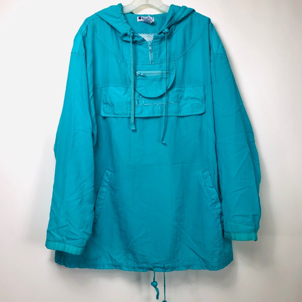 Champions Vintage Bluegreen Windbreaker size L